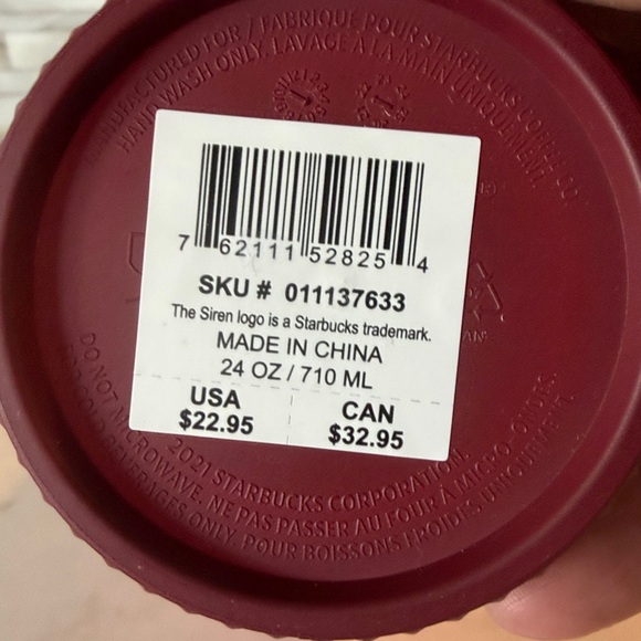 Starbucks Studded 24 oz Tumbler Pink Ombre NWT - Picture 4 of 5